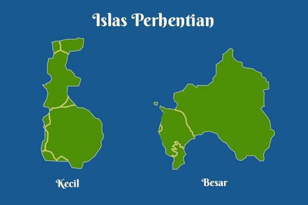 Ilustración de las islas Perhentian